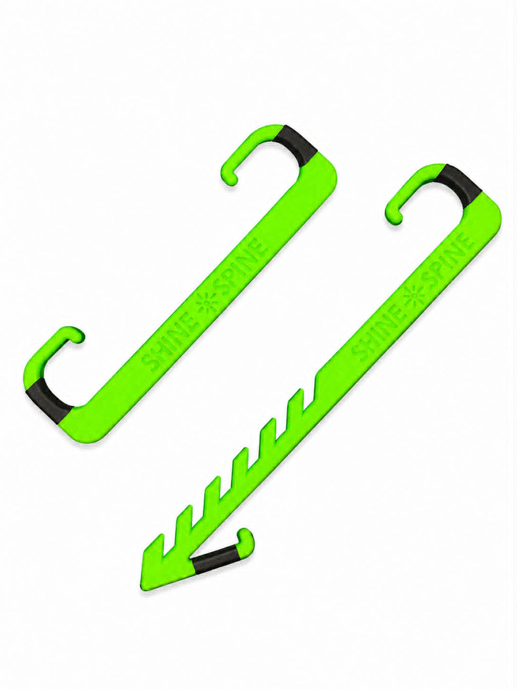 Shine Spine™ LST Dual-Mount Canopy Control Hooks | 4pc Starter Pack (3Hks+1Ext)