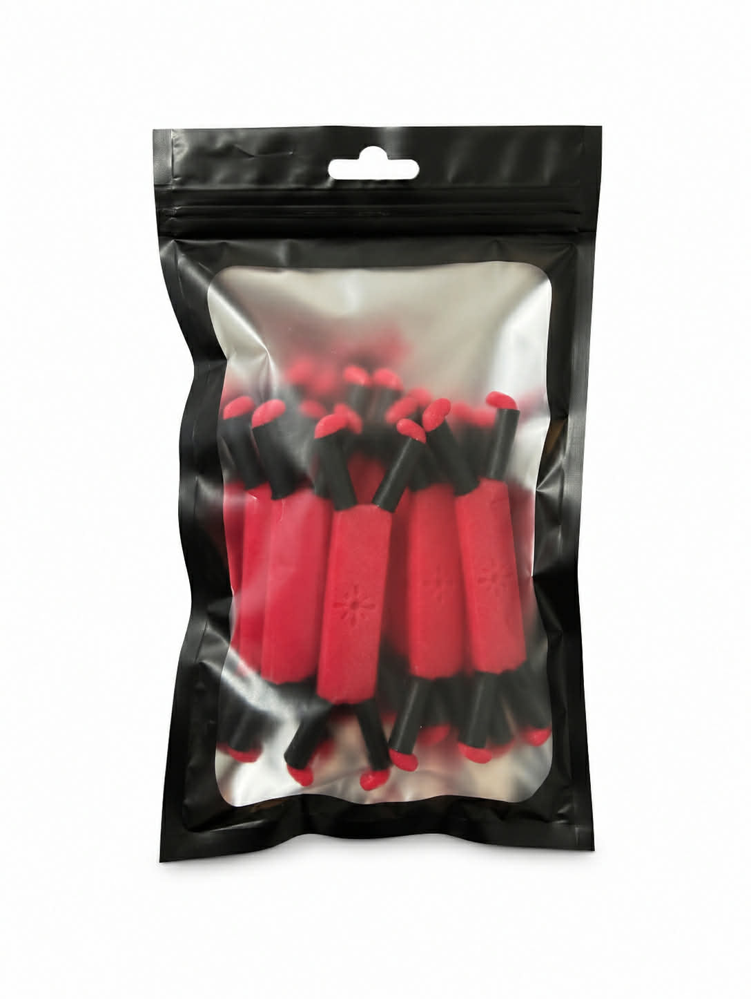 Pack of Bloom Pulse Rose 2inch branch spreaders in clear plastic bag with a black exterior on a white background.