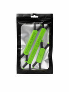 Shine Spine Radiant Grove Green Sample Pack branch spreaders in clear packaging with white background